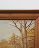 obrazy Obraz Dwie brzozy nad stawem, skandynawski design, lata 70 9