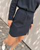 spódnice mini Herringbone Tweed / bawełniana spódnica w jodełkę 2