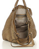 torby na ramię Duża torba damska pleciona shopper bag - MARCO MAZZINI beż taupe 4