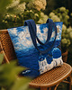 torby na ramię Pikowana duża torba shopper Santorini 2