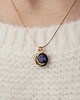 wisiory Lapis lazuli & Księżyc złoto 1