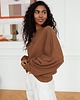 bluza bez kaptura damska Bluza Iconic Toffee 1