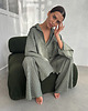 koszule damskie  Koszula Calm oversize olive 4