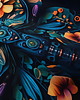 bluza bez kaptura damska Bluza bawełniana Motyl Niebieski 1