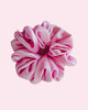 gumki do włosów Gumka jedwabna, scrunchie, frotka powder pink MAXI 3