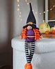 dodatki - różne Krasnalka jesienna, Skrzat ozdobny, Dekoracja na Halloween, Dekoracja kominka 4