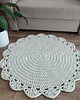dywany Dywan szydełkowy okrągły ze sznurka bawełnianego 85cm 2