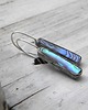 kolczyki wire wrapping Muszla paua  - kolczyki 3