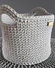 kosze do przechowywania Kosz ze sznurka bawełnianego handmade 7
