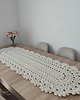 obrusy i serwetki Bieżnik szydełkowy owalny ze sznurka bawełnianego 50cmx150cm 1