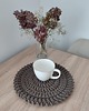 podkładki do kuchni Podkładka okrągła szydełkowa 32cm 1