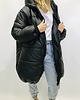 kurtki damskie oversize czarna pikowana zimowa kurtka 1