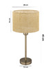 lampy stołowe Lampka stołowa kolor patyna 43 cm abażur JUTA 3