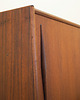 komody Highboard tekowy, duński design, lata 70, produkcja: Dania 6