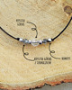 bransoletki na sznurku Bransoletka ochronna Crystal Protection (srebrna) 1