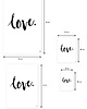 plakaty Plakat z napisem " love " 1