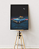 plakaty Plakat minimalistyczny Blue Monday - Kolaż Fine Art 1