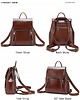 plecaki Plecak Damski skórzany brązowy skóra naturalna torba torebka plecaczek poje 1