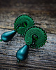 kolczyki soutache Zielone  kolczyki soutache 3