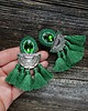kolczyki soutache Duże i etniczne kolczyki boho z chwostami 4