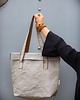 torby na ramię Torba Shopper szara skóra wegańska TP 2007 5