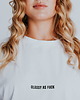 t-shirt damskie Biała koszulka oversized z napisem CLASSY AS FUCK 1