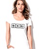 t-shirt damskie Koszulka organiczna z nadrukiem  Biker 1
