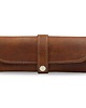 piórniki Etui na długopisy Piórnik skórzany tuba futerał Brązowy Parker Quality 1
