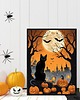 grafiki i ilustracje PLAKAT dekoracja Halloween czarny kot dynia księżyc 1