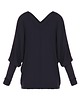 bluzki kimonowe damskie Bluzka granatowa YY500026_RAL5013 3