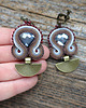 klipsy Małe etniczne klipsy soutache 3