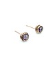kolczyki wire wrapping Kolczyki sztyfty z ametystem 5