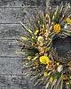wianki Wianek wiosenny naturalny słoneczny z trawami 1