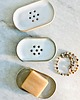 mydelniczki Ceramiczna Mydelniczka - mroźna biel 3