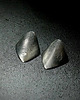 kolczyki srebrne Duże kolczyki romby na sztyftach z ciemnego srebra, oksydowane 2