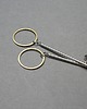 kolczyki srebrne Stick /ring silver and gold/  alloys collection 5