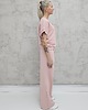 komplety damskie Chiara oversizowy komplet bezrękawnik i spodnie wide leg Powder Pink 2
