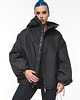 kurtki damskie Kurtka bomber hoodie oversize black 7