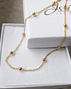 chokery Choker z kulkami  - naszyjnik srebro, srebro złocone 24K, różowe złoto 4