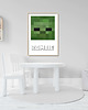 obrazy i plakaty do pokoju dziecięcego Minecraft plakat "Zombie" 2
