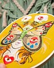 Ozdoby na ścianę Madame Butterfly curry, haft w tamborku 20 cm 8