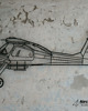 Ozdoby na ścianę Samolot WILGA PZL-104 metalowa ozdoba na ścianę 3D 4