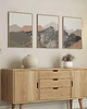 plakaty Plakaty góry Tatry, zestaw/tryptyk w stylu mid-century, do salonu, sypialni. 1