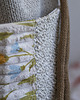 plecaki Beżowy workoplecak z plecionki z kieszeniami patchwork 1