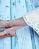 sandały i klapki damskie Sandały greckie ze skóry - Rose Gold 4