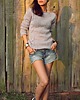 swetry damskie  Sweter handmade  z wełną moher 1
