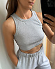 topy damskie Tank top grey 3