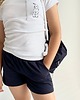 t-shirty dla dziewczynki Biały T-shirt dziecięcy Premium z haftem Króliczek 1