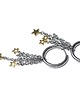 kolczyki wire wrapping Alloys Collection /Circle and star/ 2