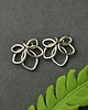 kolczyki wire wrapping Kolczyki sztyfty kwiat lotosu wire wrapping 1